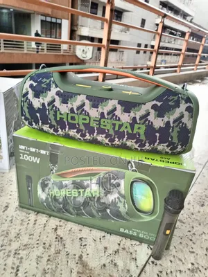 Hopestar A60 100w Portable Rechargeable Bluetooth Speaker.