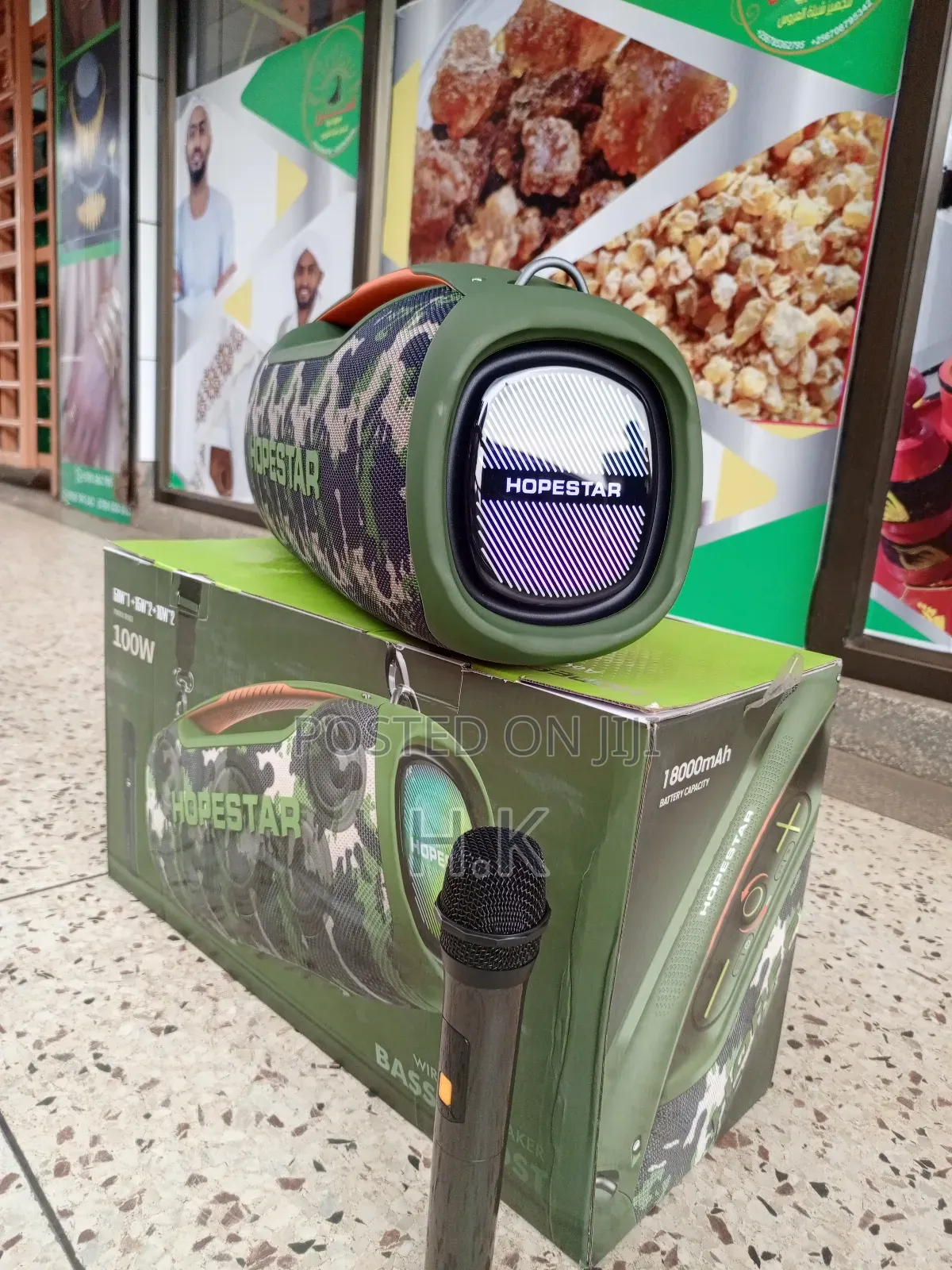 Hopestar A60 100w Portable Rechargeable Bluetooth Speaker.