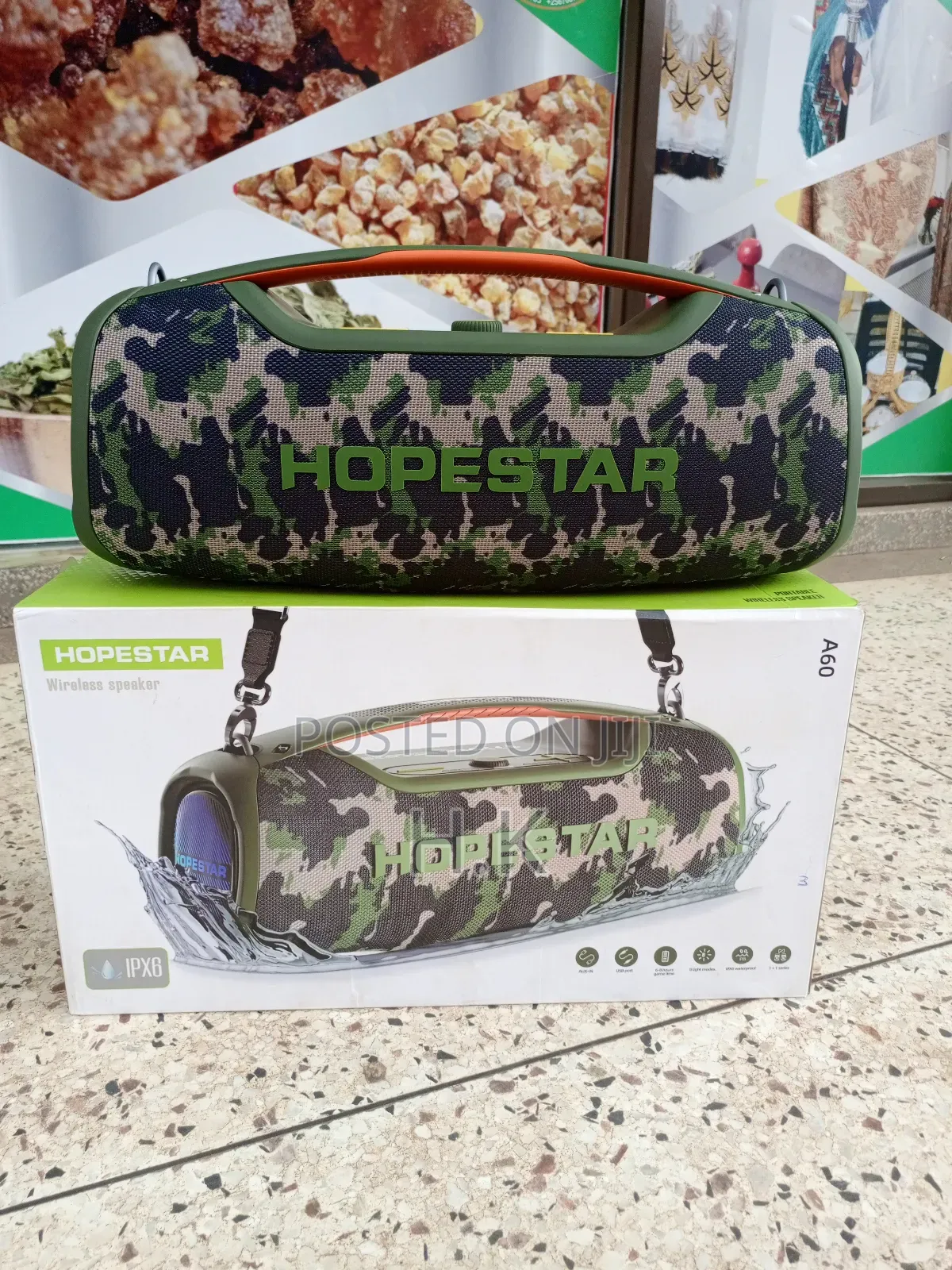 Hopestar A60 100w Portable Rechargeable Bluetooth Speaker.