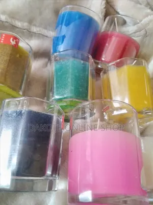 Scented Candle With Bright Color