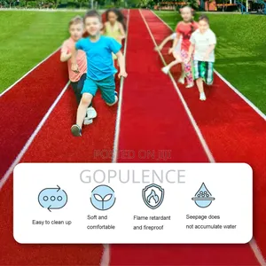 Red Artificial Grass