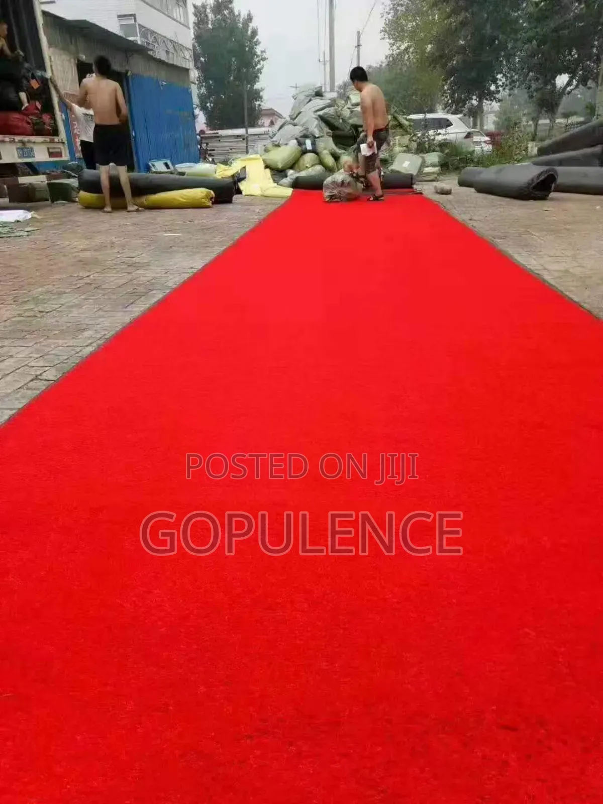 Red Artificial Grass