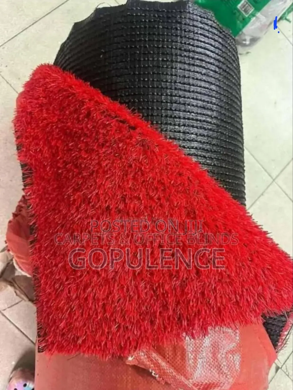 Red Artificial Grass