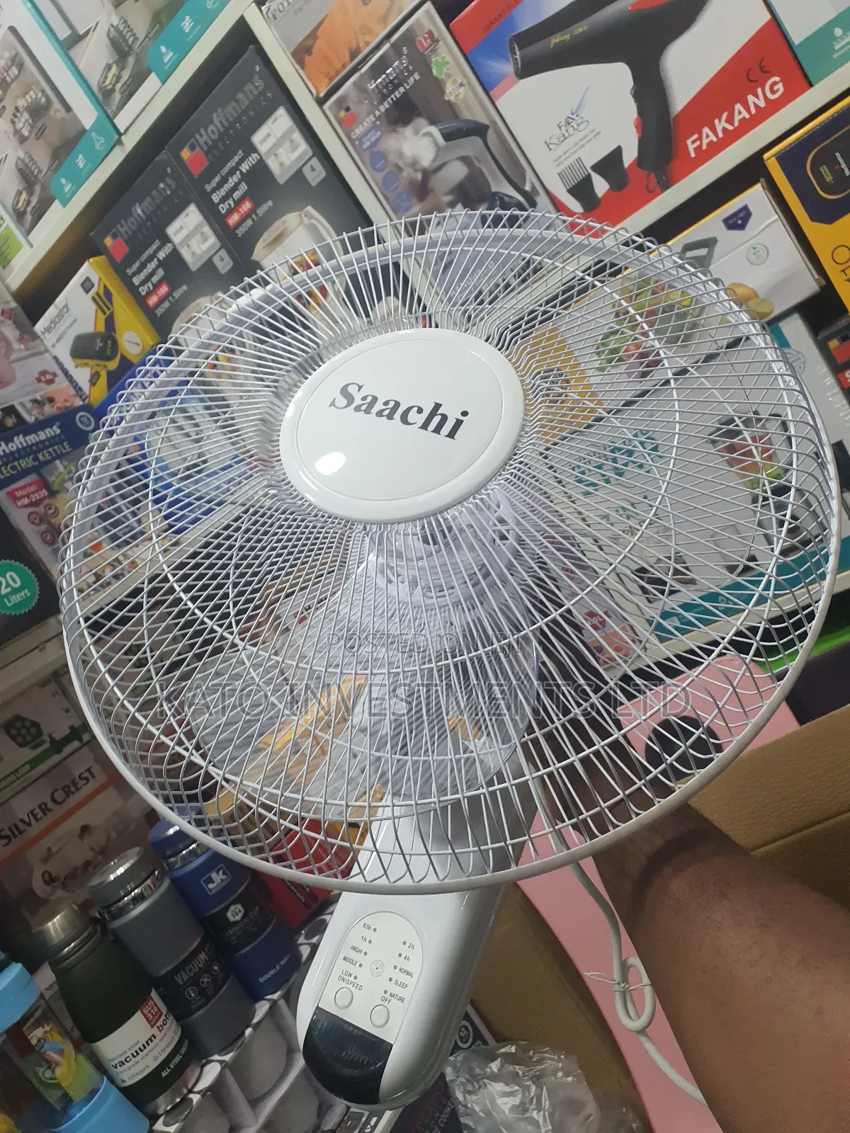 Saachi Remote Fan- White