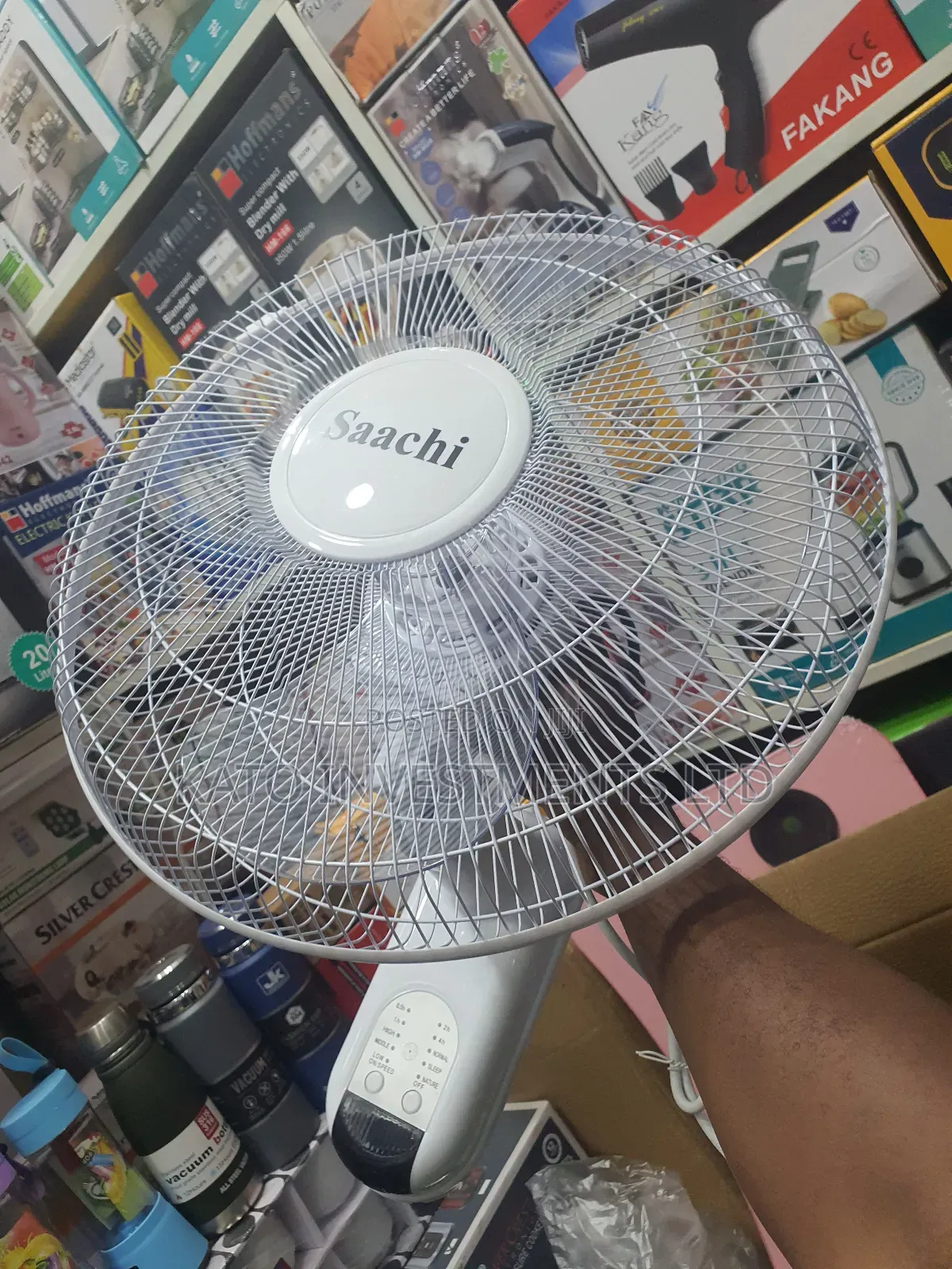 Saachi Remote Fan- White