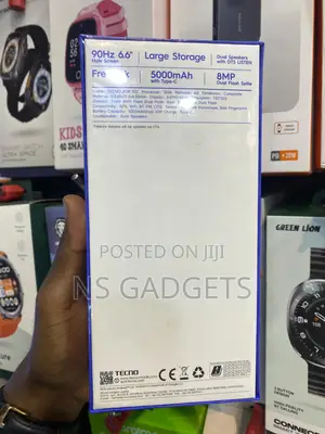 New Tecno Pop 10 64 GB Black