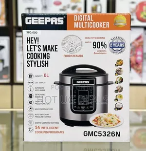 Geepas 6 Liters Electric Pressure Cooker 14-in-1
