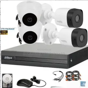 4 Channel Hik Vision CCTV Camera System/ Camlogic Kit