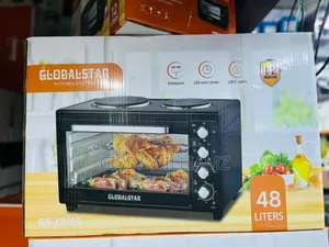 Globalstar Electric Oven 48l With Rotisserie and Hotplate