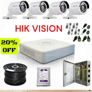 8 Channel Hik Vision CCTV System Color Vu/ Securex Kit