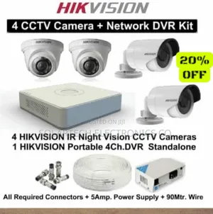 4 Channel Hik Vision CCTV System / Estatewatch Kit