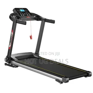 Foldable Exercise Electric Treadmill- Multicolor