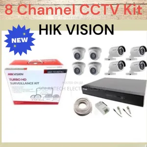 4 Channel Hik Vision CCTV Camera System / Luxview Kit
