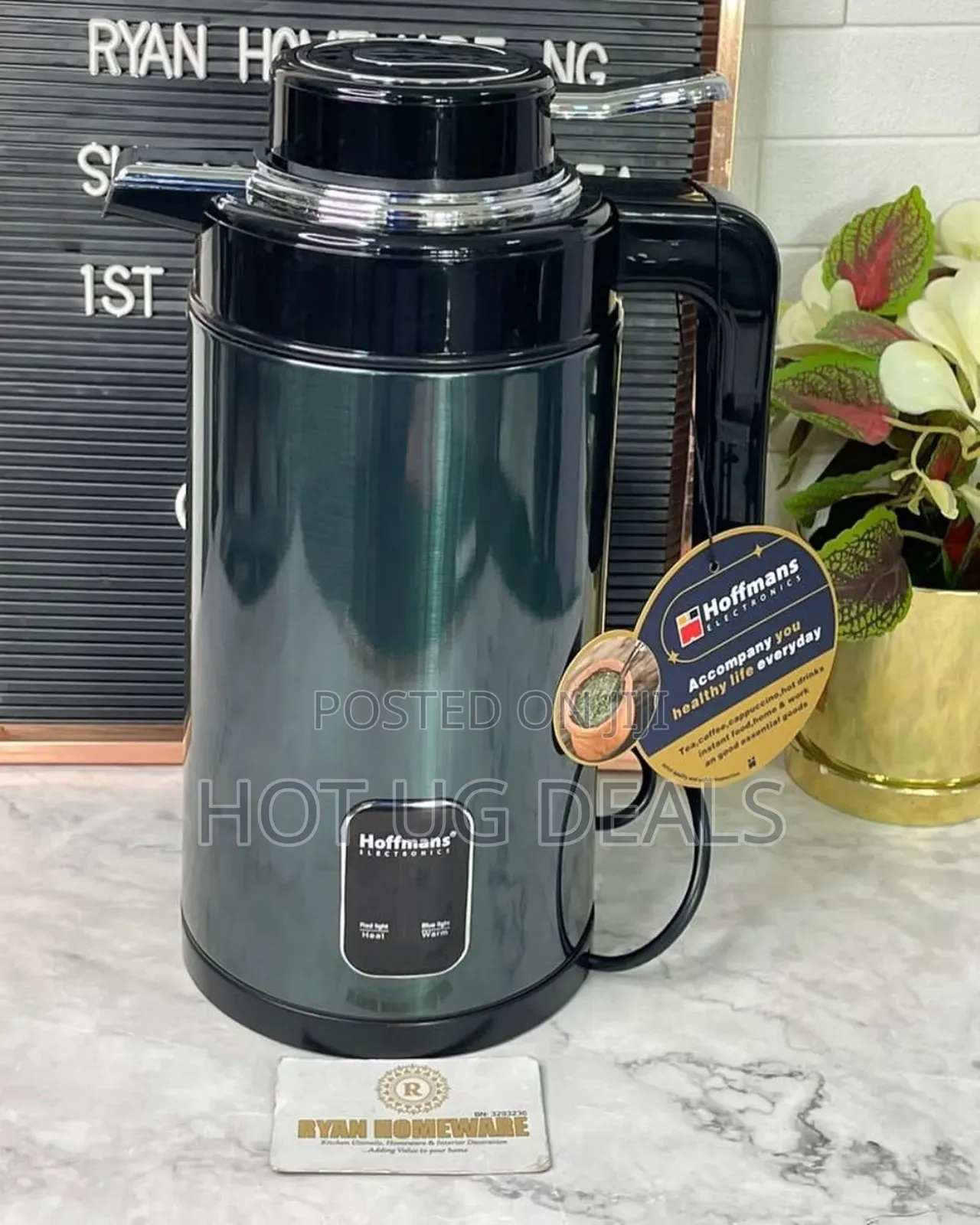 3l Hoffman Electric Flask -red