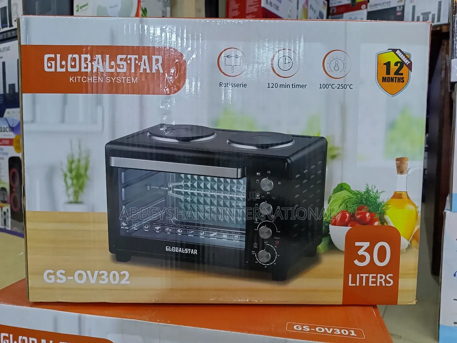 30-Liter Oven /Hot Plates/Electric Oven and Hot Plates