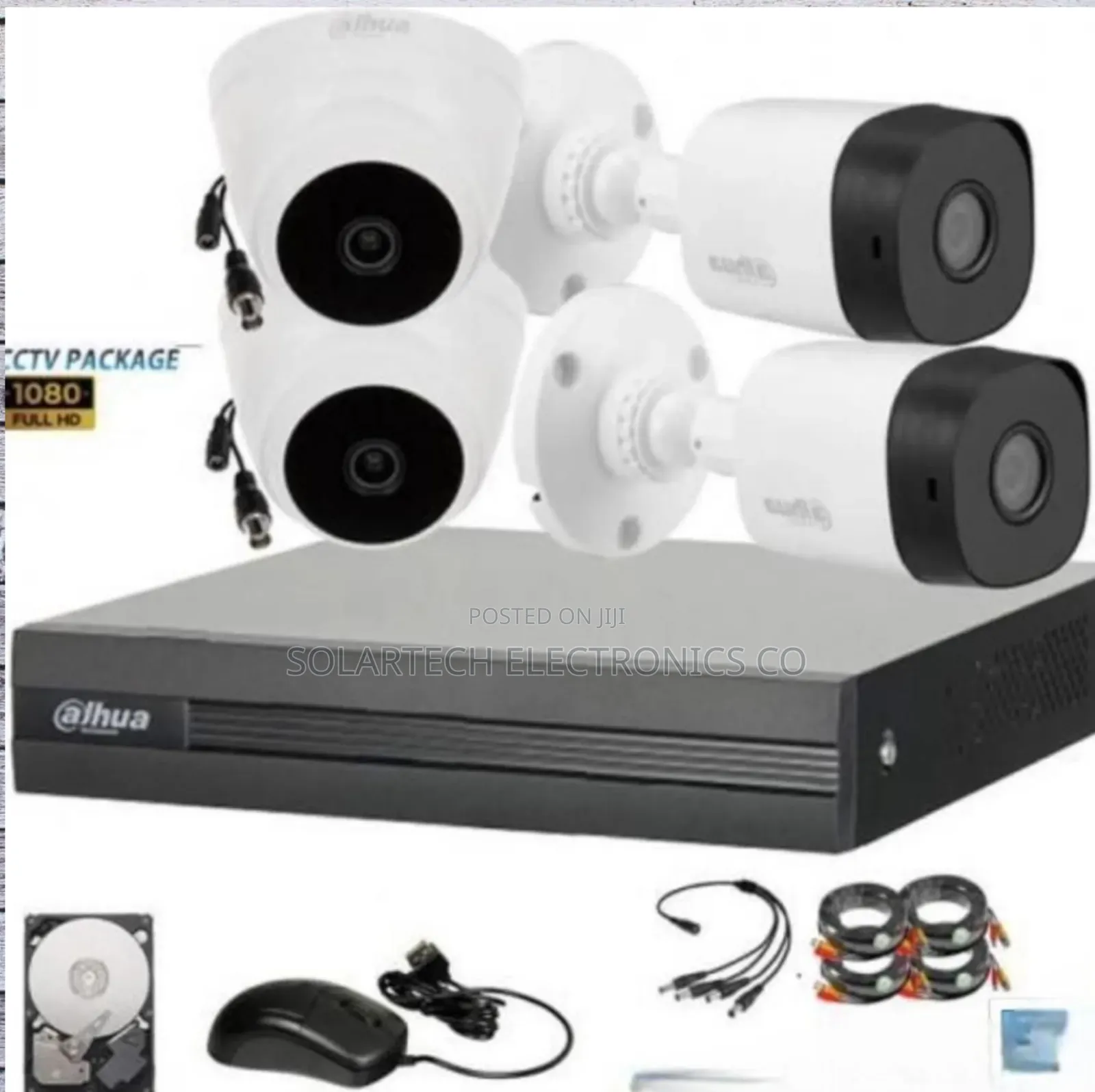4 Channel Hik Vision CCTV Camera System Color Vu Zawk