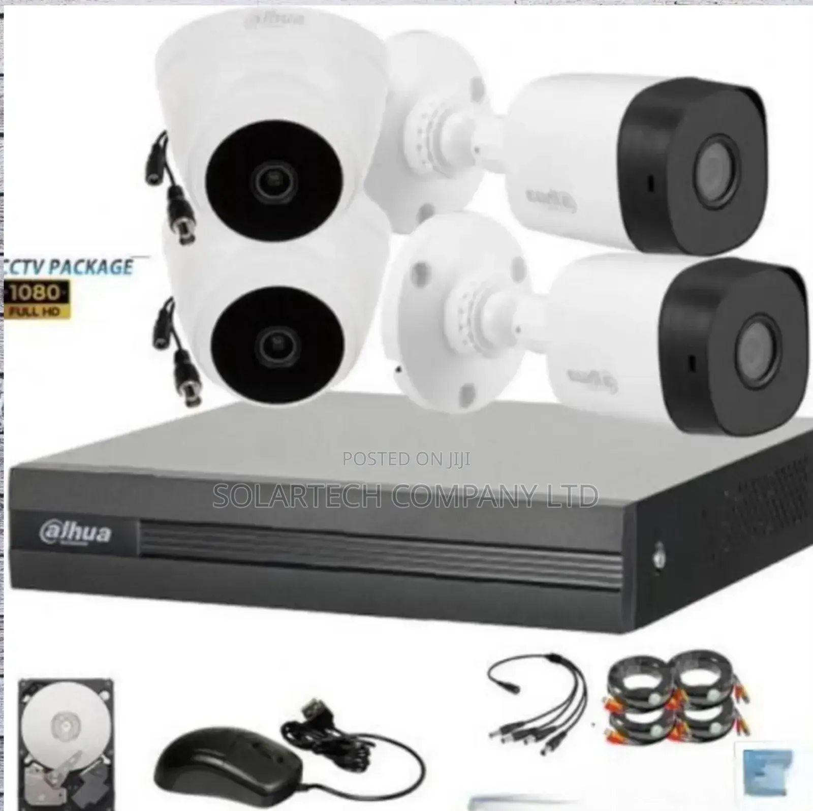 4 Channel Hik Vision CCTV Camera System Color Vu Zawk