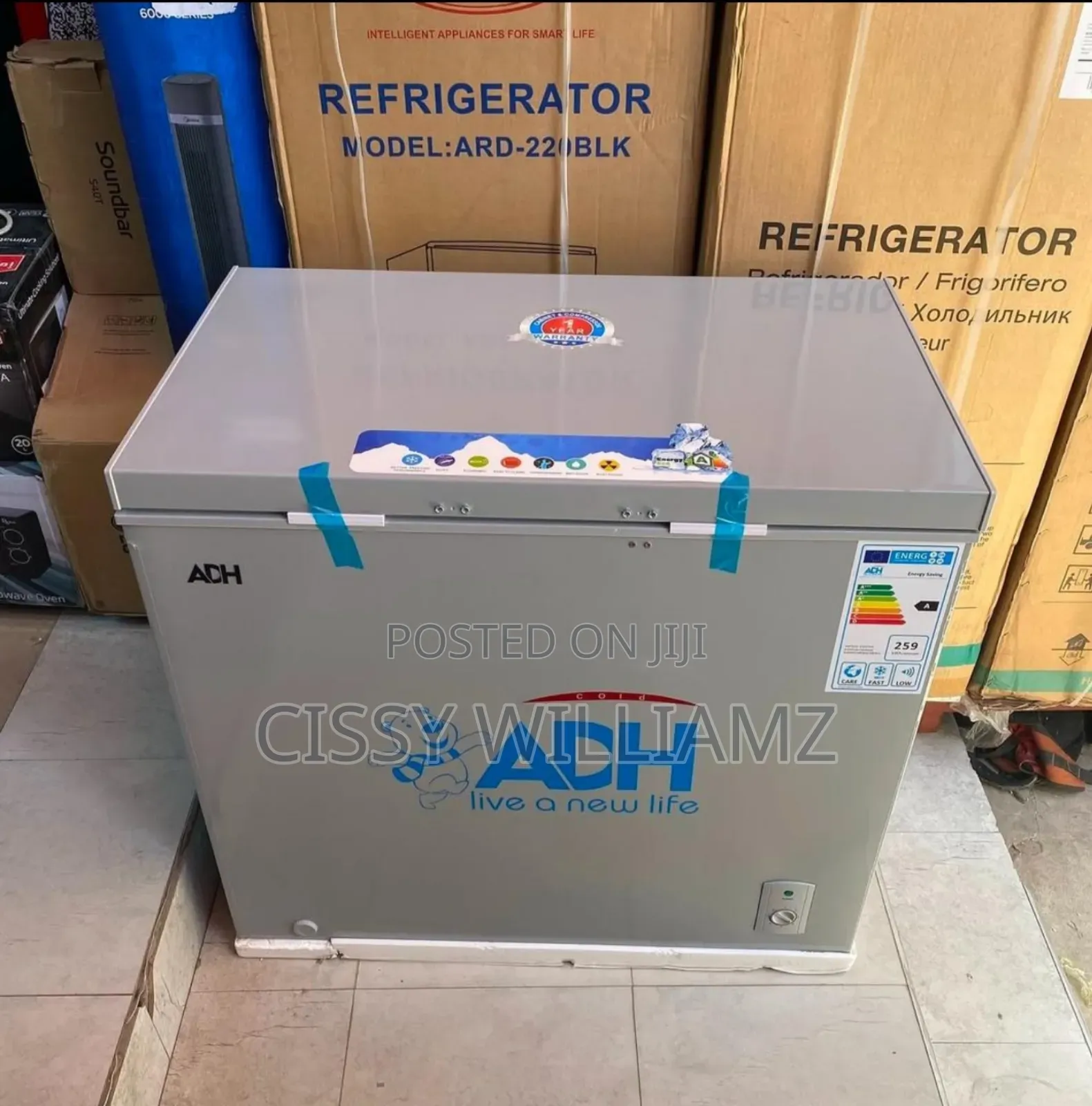 Adh 250l Chest Deep Freezer