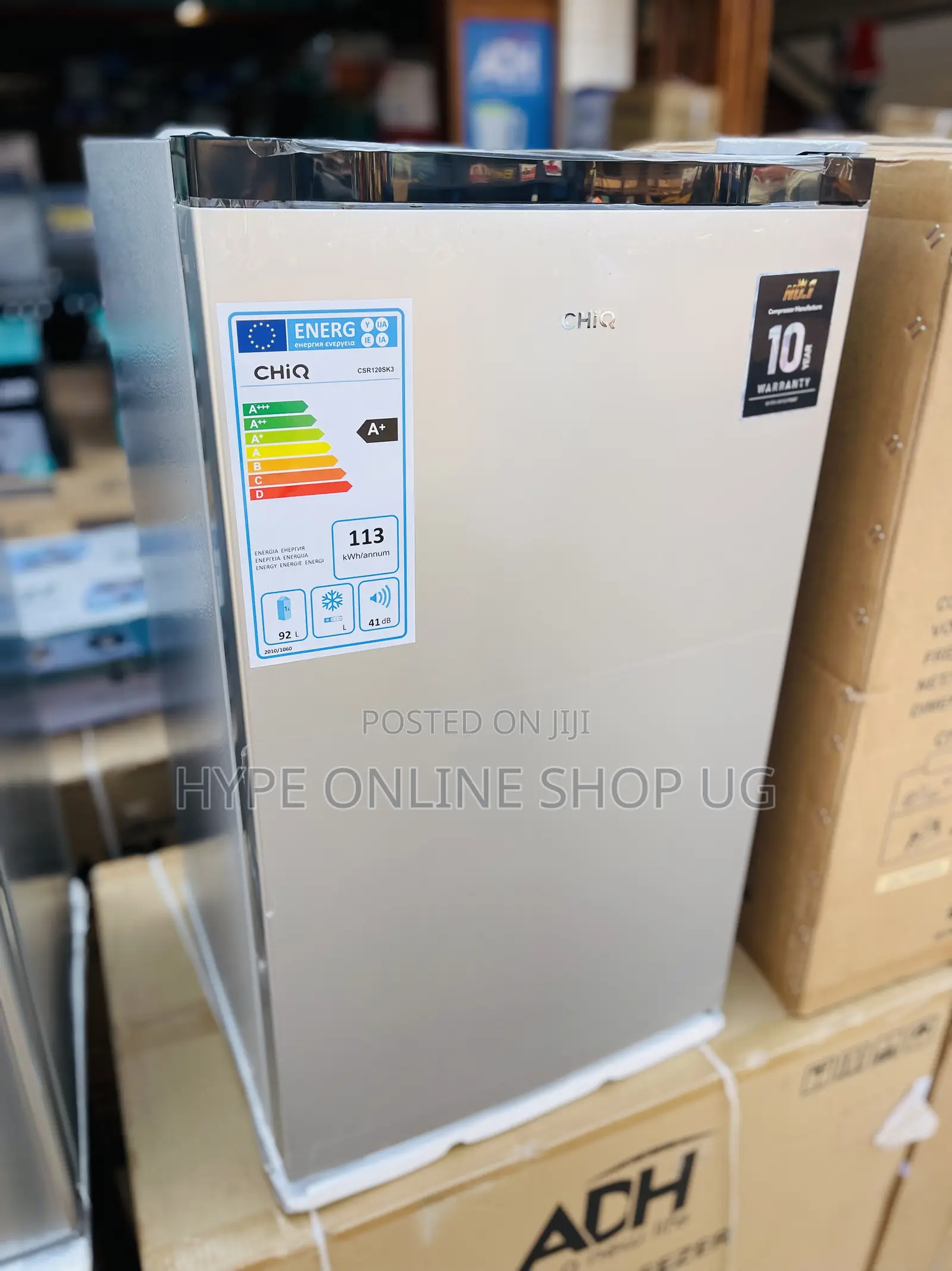 Brandnew Chiq 120l Silver Fridge