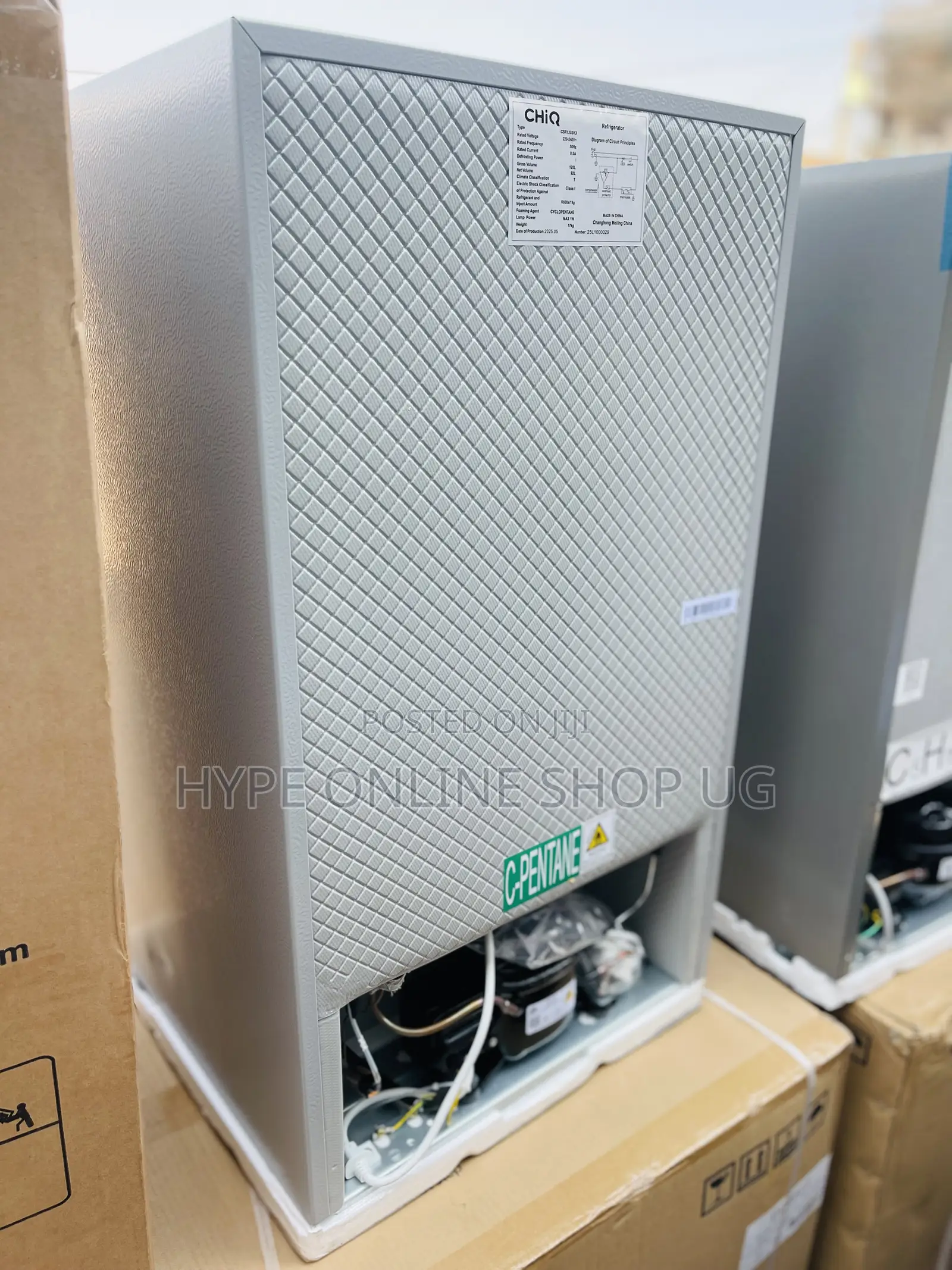 Brandnew Chiq 120l Silver Fridge