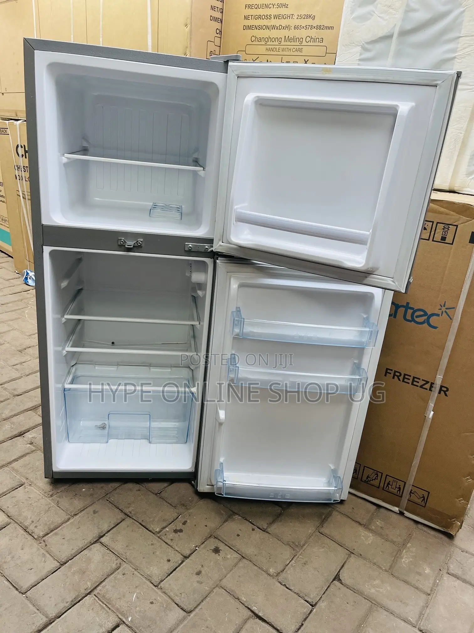 148l Silver Adh Double Door Used Fridge