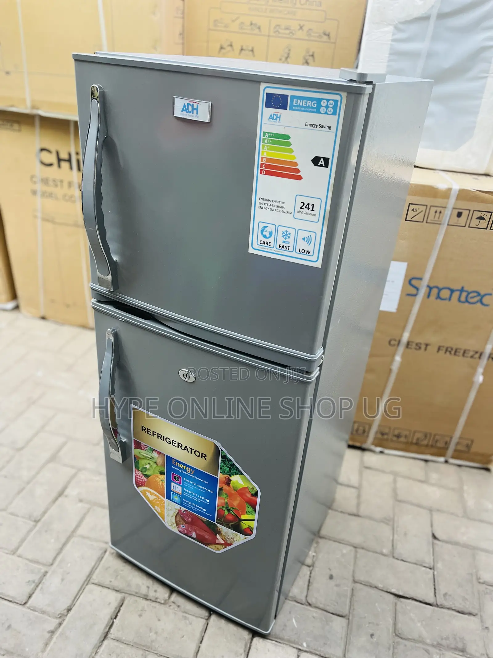 148l Silver Adh Double Door Used Fridge