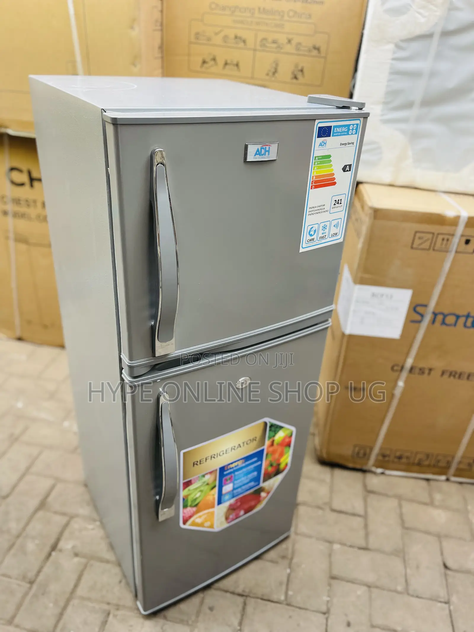 148l Silver Adh Double Door Used Fridge