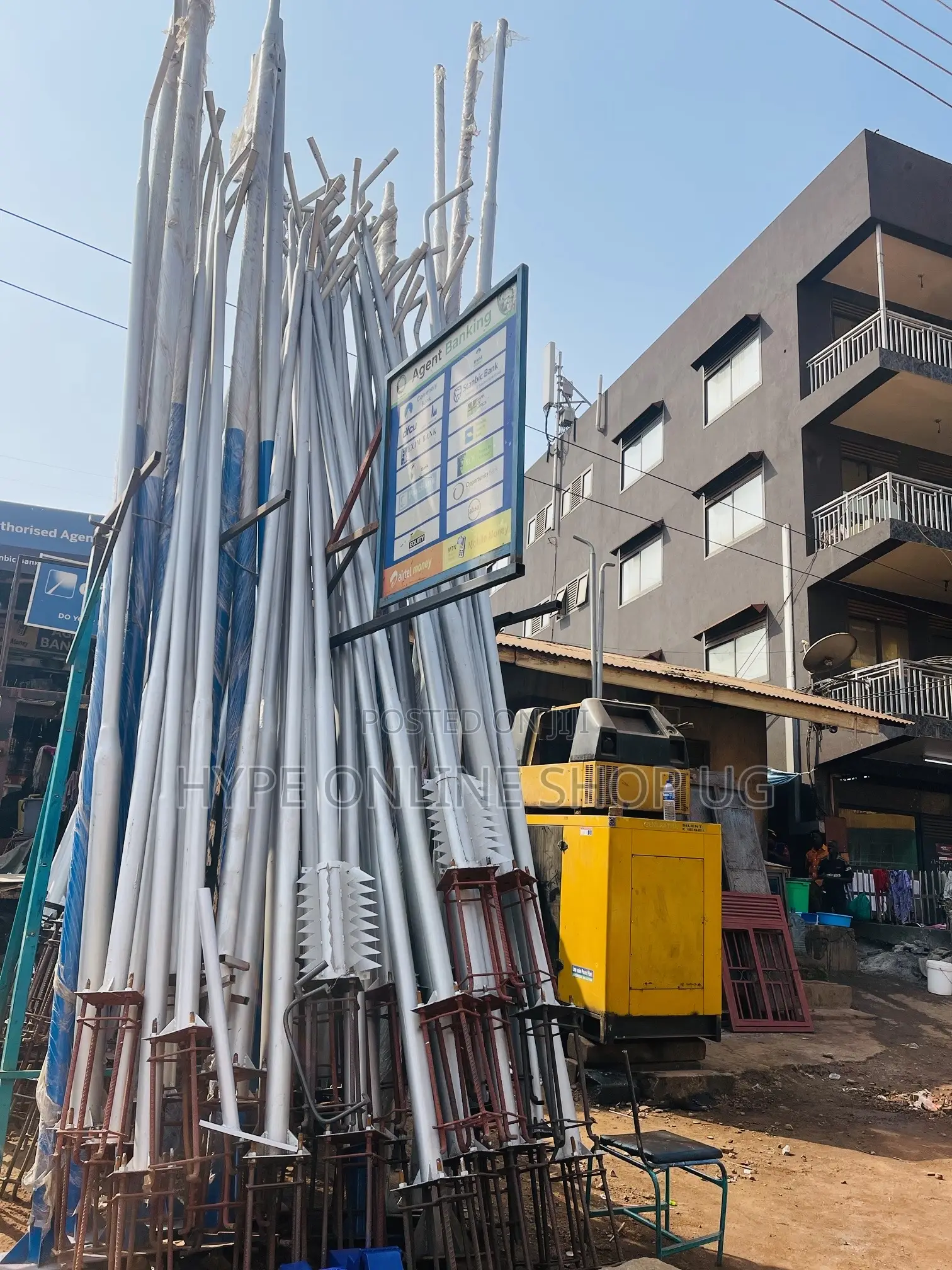 6meters Solar Pole With Basement