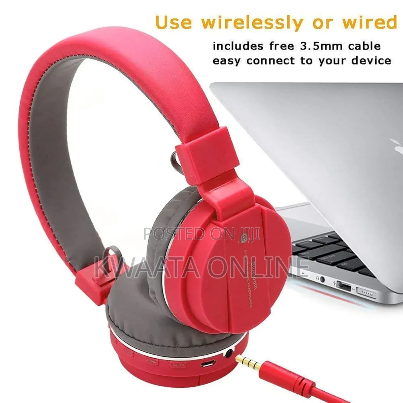 Wireless Bluetooth Headphone With Fm Micro Sd Card Slot