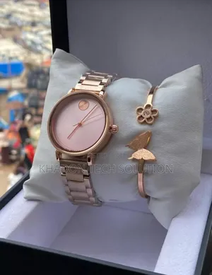Mavado Stainless Steel Ladies Watch With a Bangle