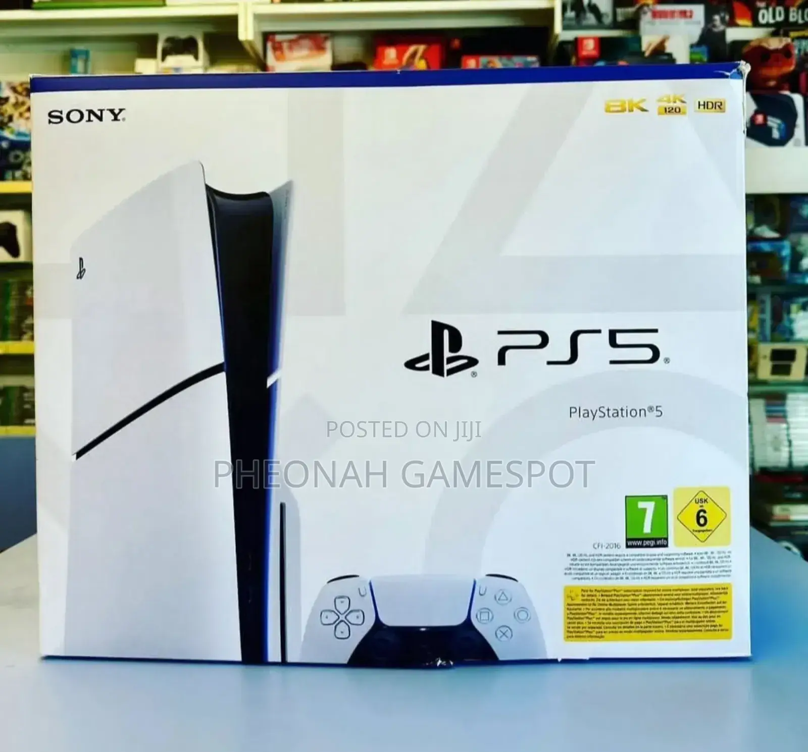Brand New Playstation 5 Slim Disk Version. 1 Pad, 3 Games