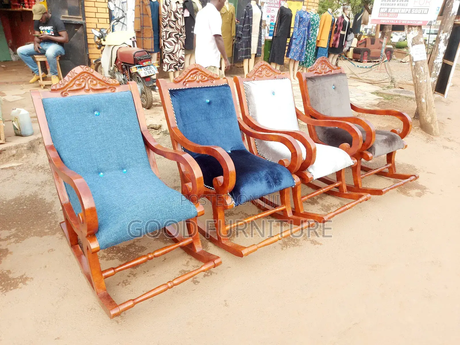 Elegant Rocking Chairs / Entebbe Ya Tatta