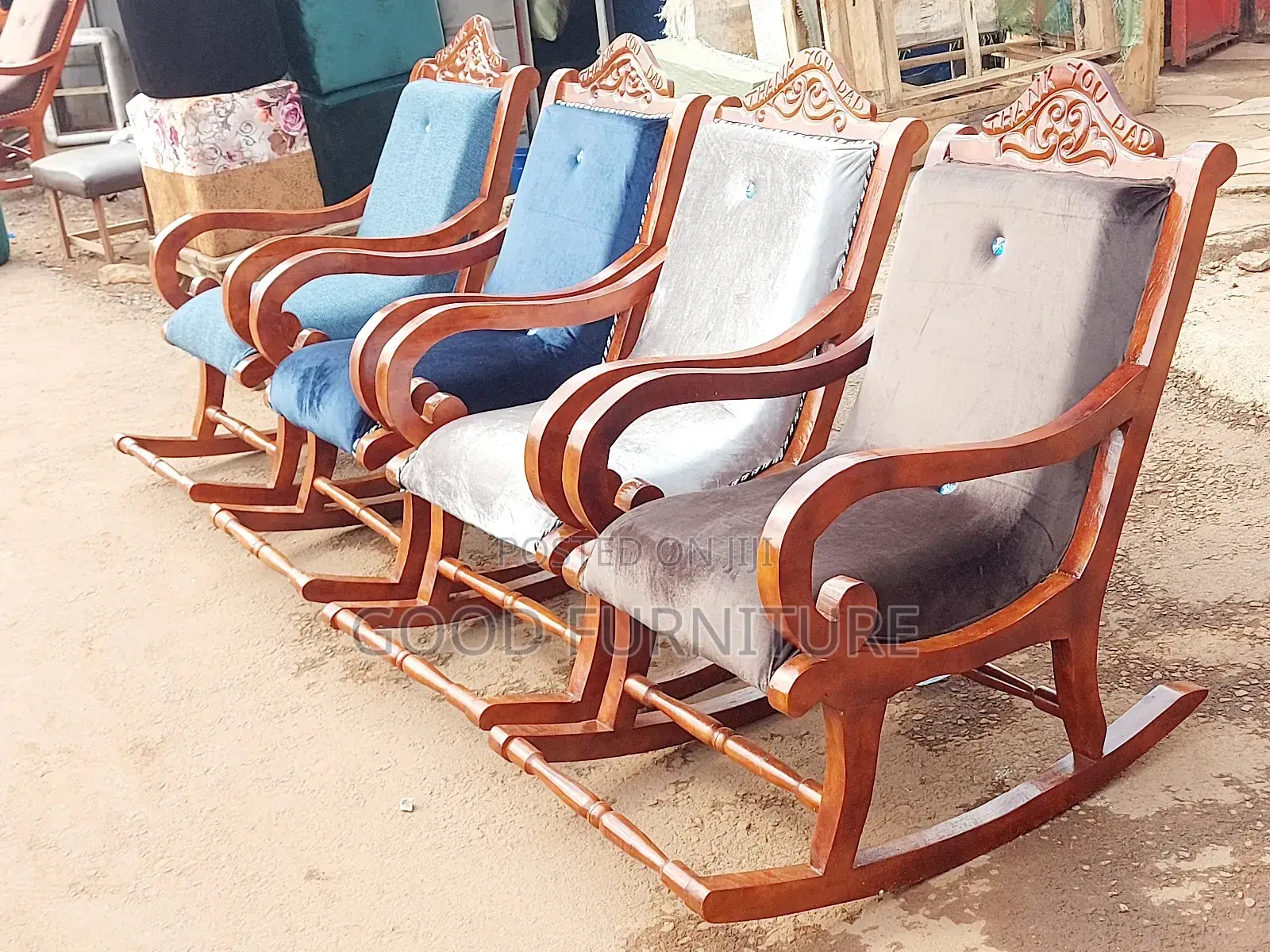 Elegant Rocking Chairs / Entebbe Ya Tatta