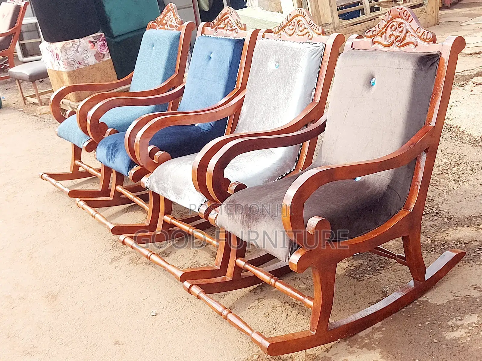 Elegant Rocking Chairs / Entebbe Ya Tatta