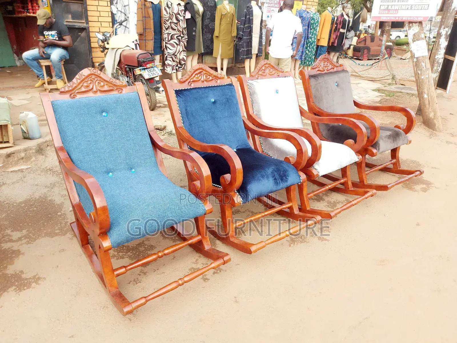 Elegant Rocking Chairs / Entebbe Ya Tatta