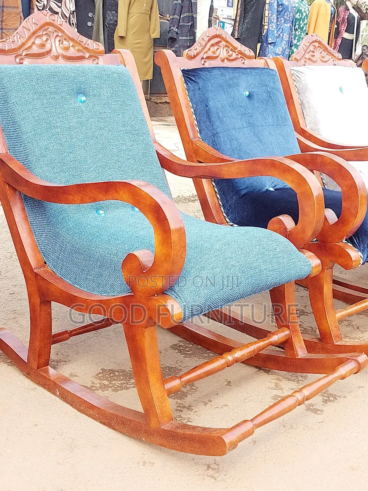 Elegant Rocking Chairs / Entebbe Ya Tatta