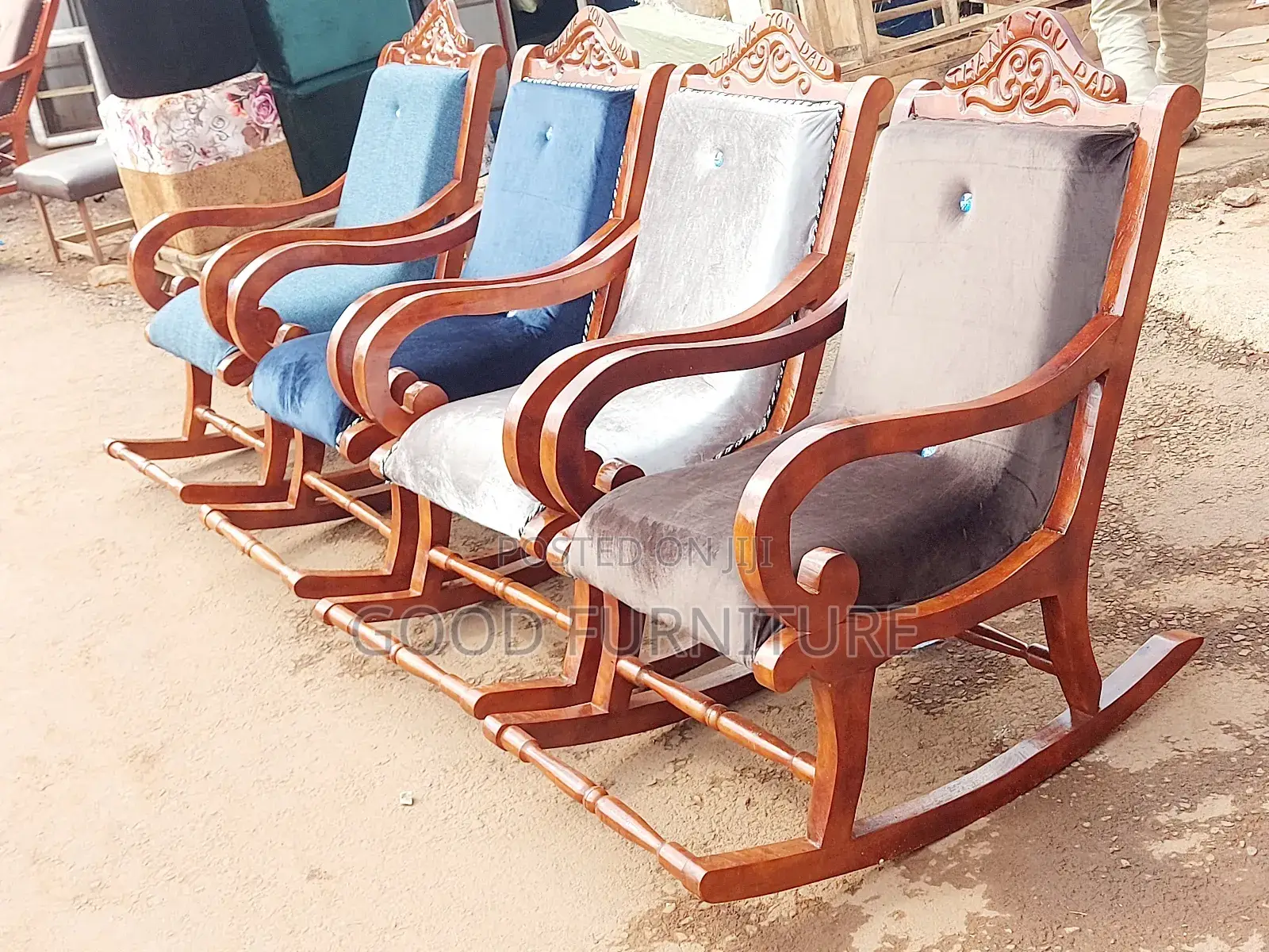 Elegant Rocking Chairs / Entebbe Ya Tatta