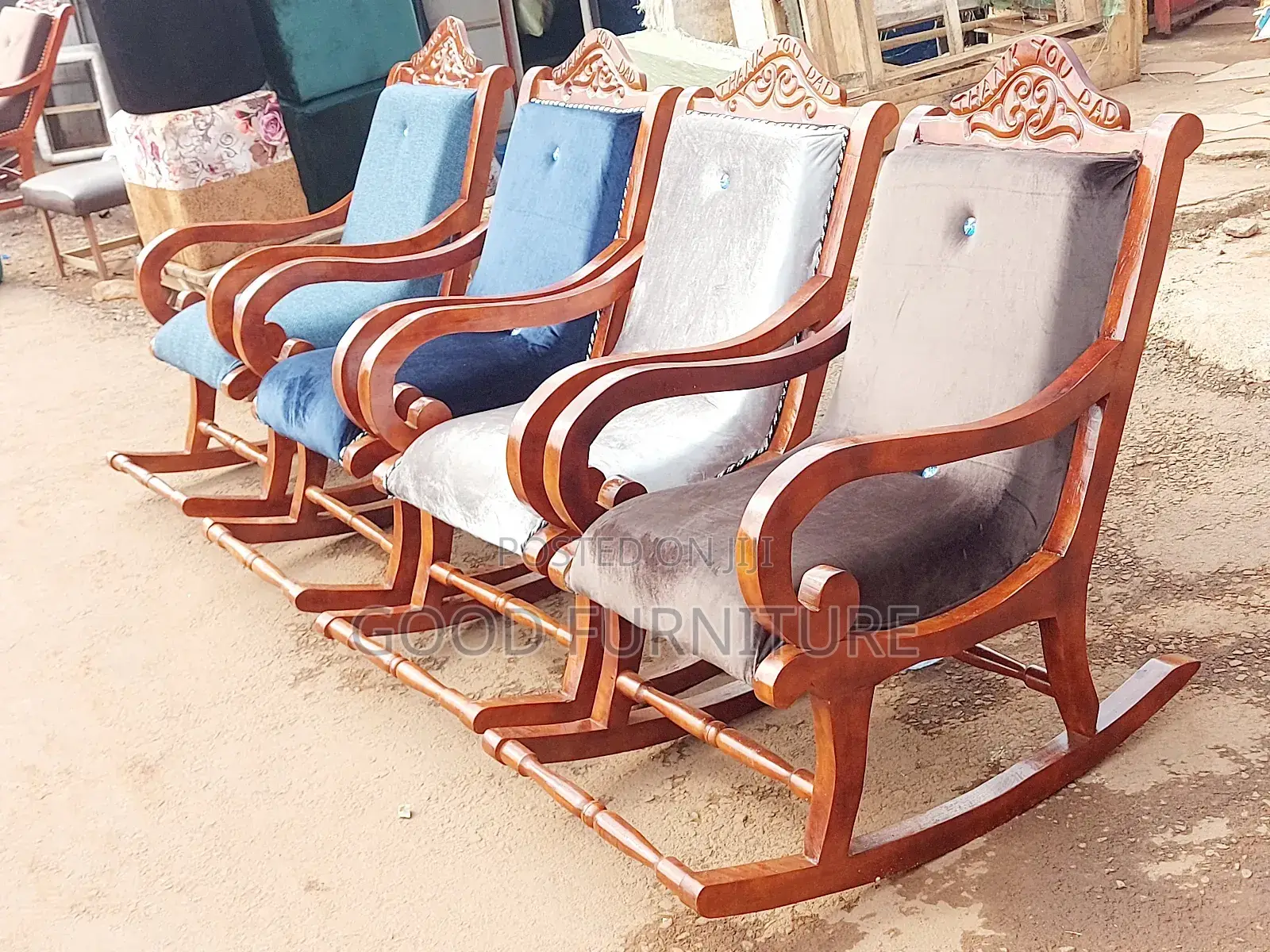 Elegant Rocking Chairs / Entebbe Ya Tatta