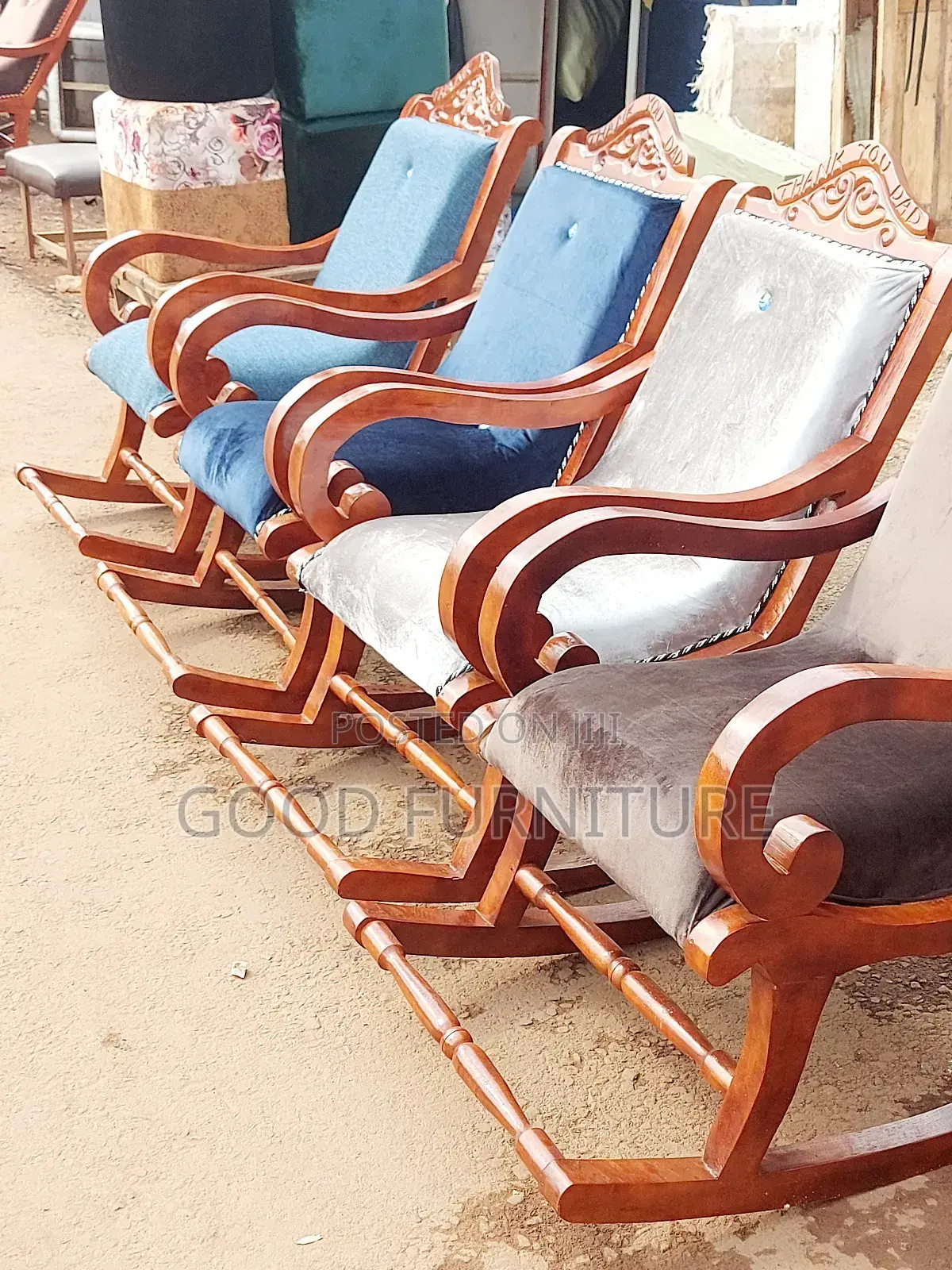 Elegant Rocking Chairs / Entebbe Ya Tatta