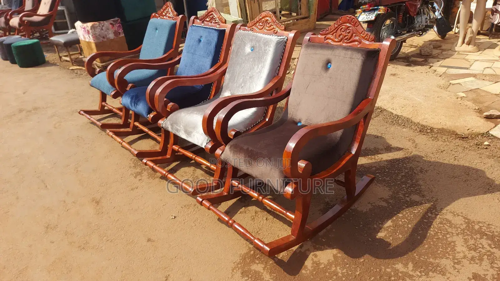 Elegant Rocking Chairs / Entebbe Ya Tatta