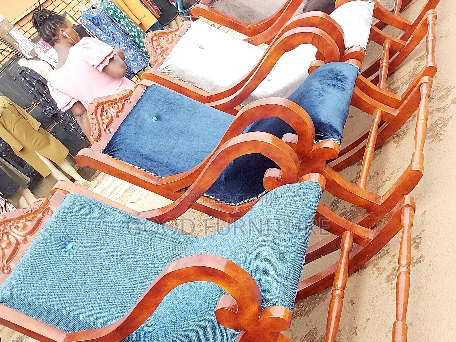 Elegant Rocking Chairs / Entebbe Ya Tatta