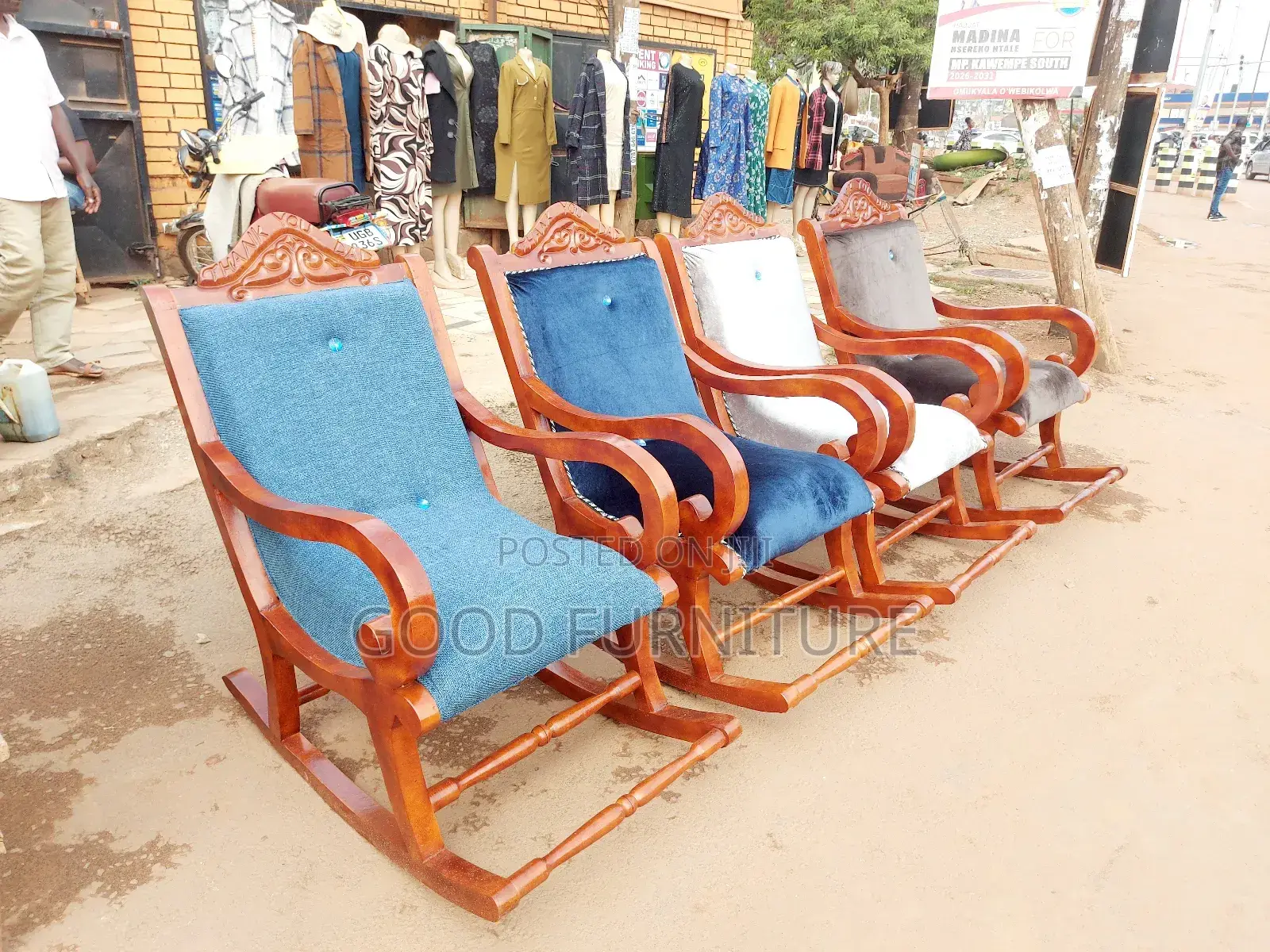 Elegant Rocking Chairs / Entebbe Ya Tatta