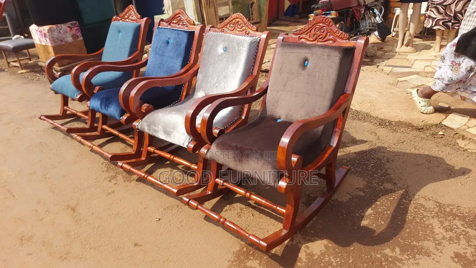 Elegant Rocking Chairs / Entebbe Ya Tatta