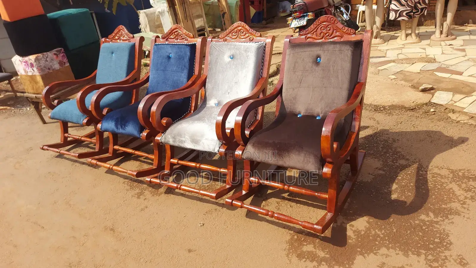 Elegant Rocking Chairs / Entebbe Ya Tatta