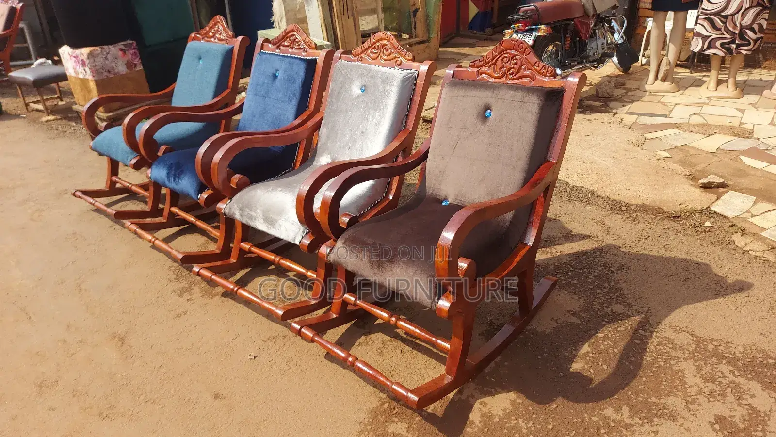Elegant Rocking Chairs / Entebbe Ya Tatta