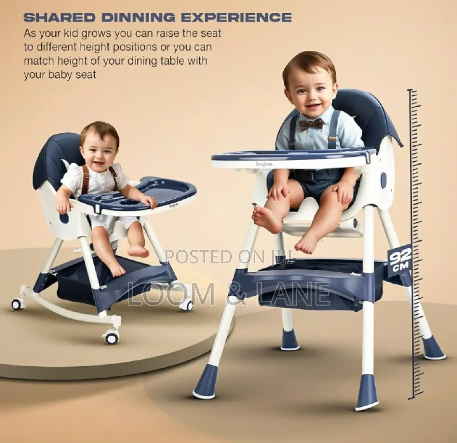 High Portable Foldable Feeding Chair for Babies and Toddlers