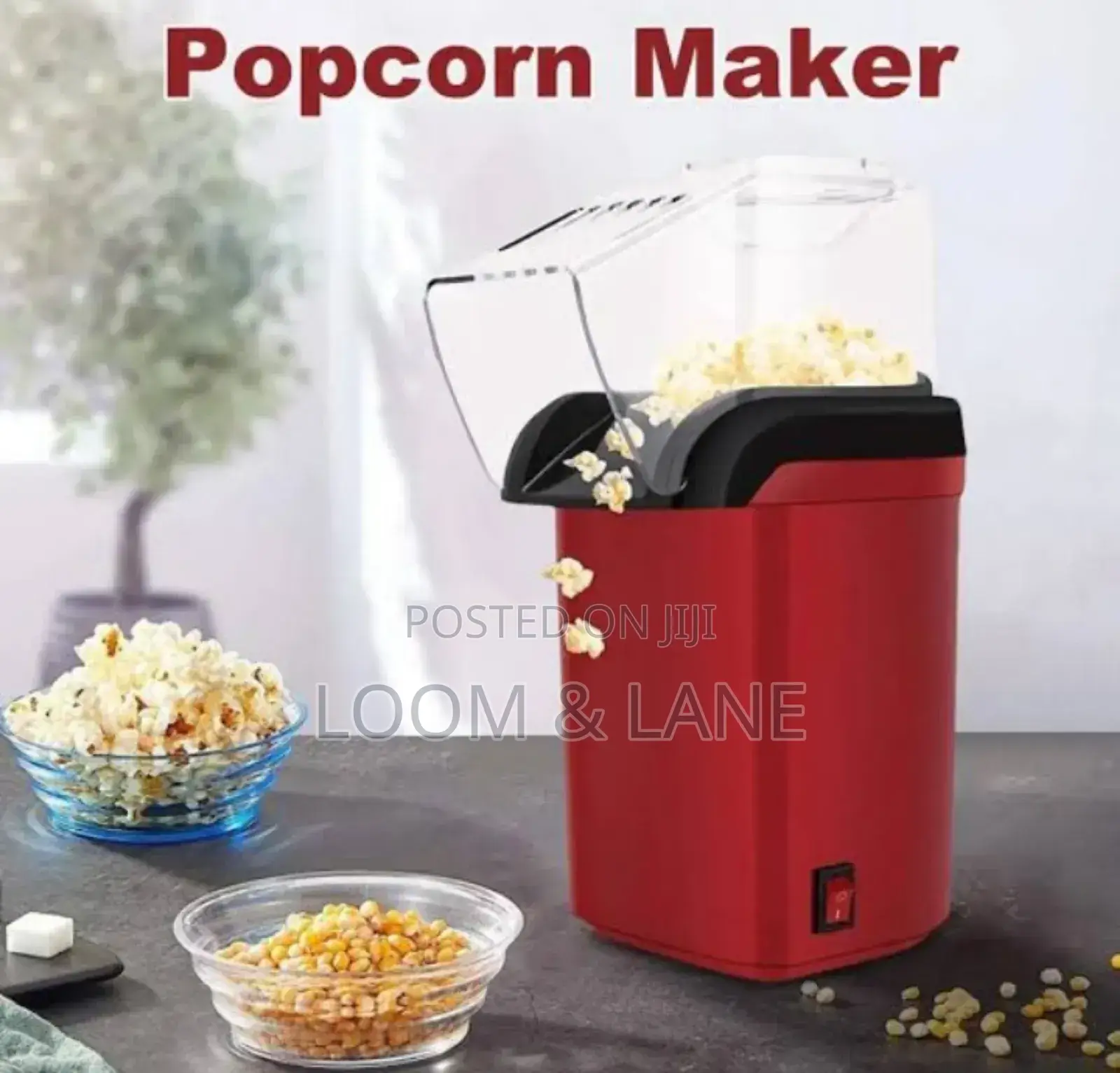 Hot Air Popcorn Popper No Oil