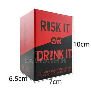 Adult Fun Drinking Game Cards Risk It or Drink It