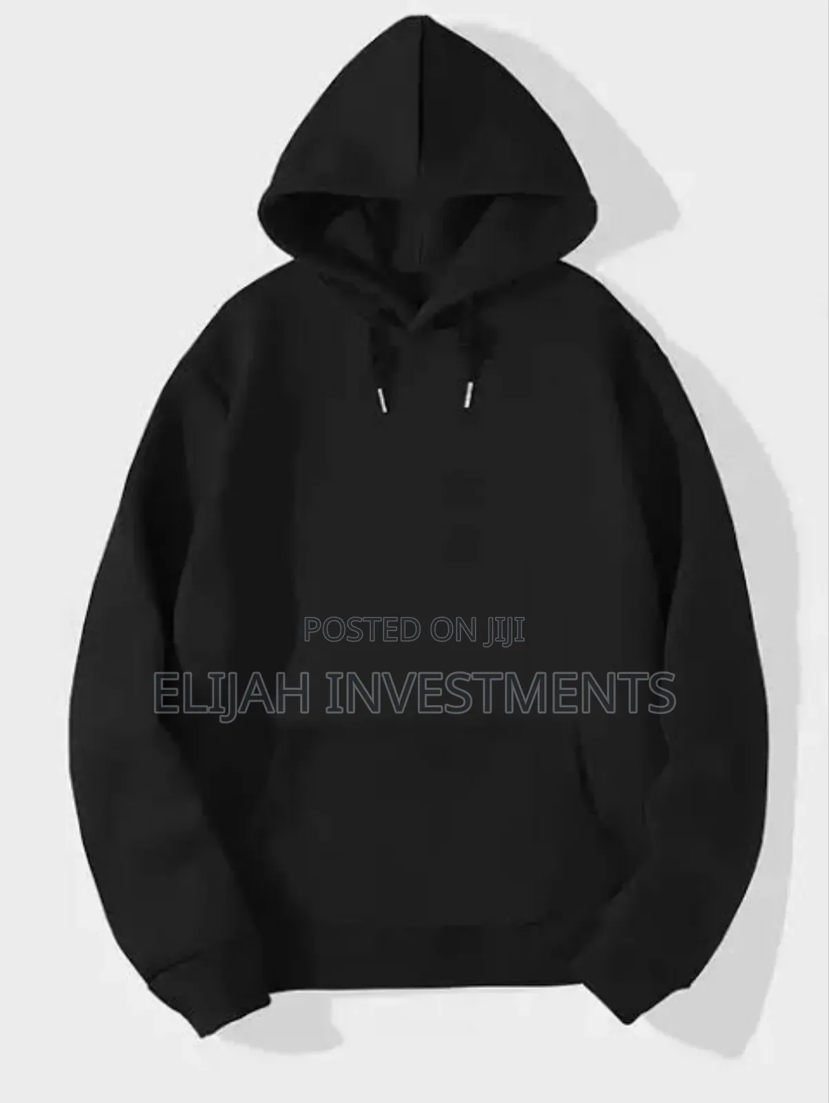 Black Unisex Hoodie Jumper Good Quality
