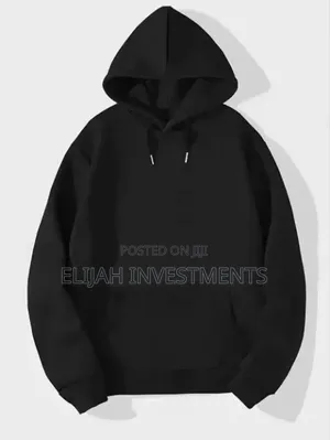 Black Unisex Hoodie Jumper Good Quality